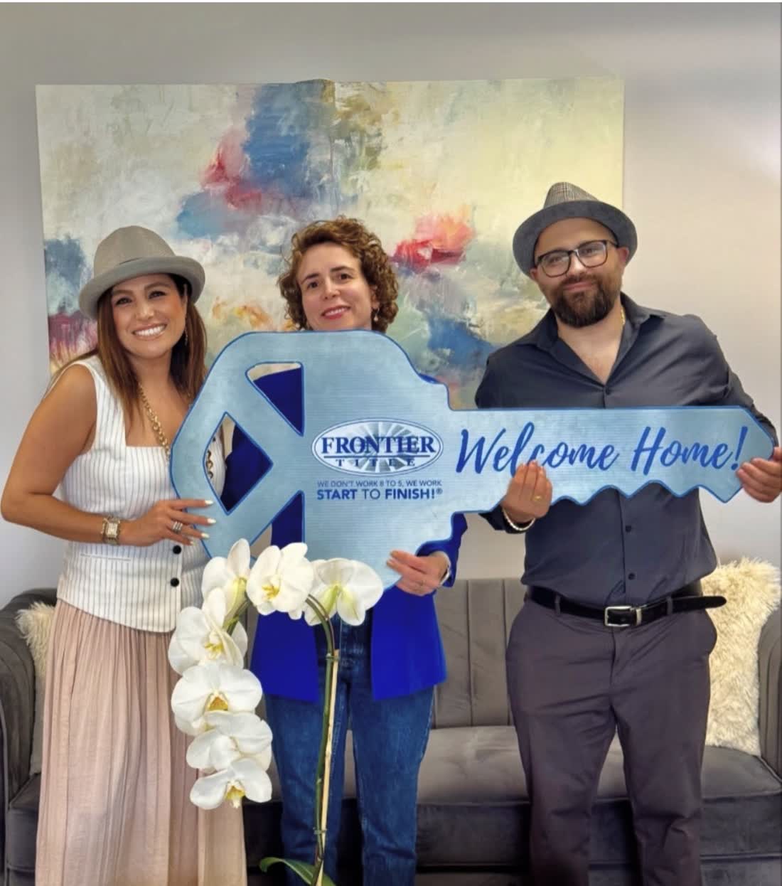 A closing day with Sunny's clients