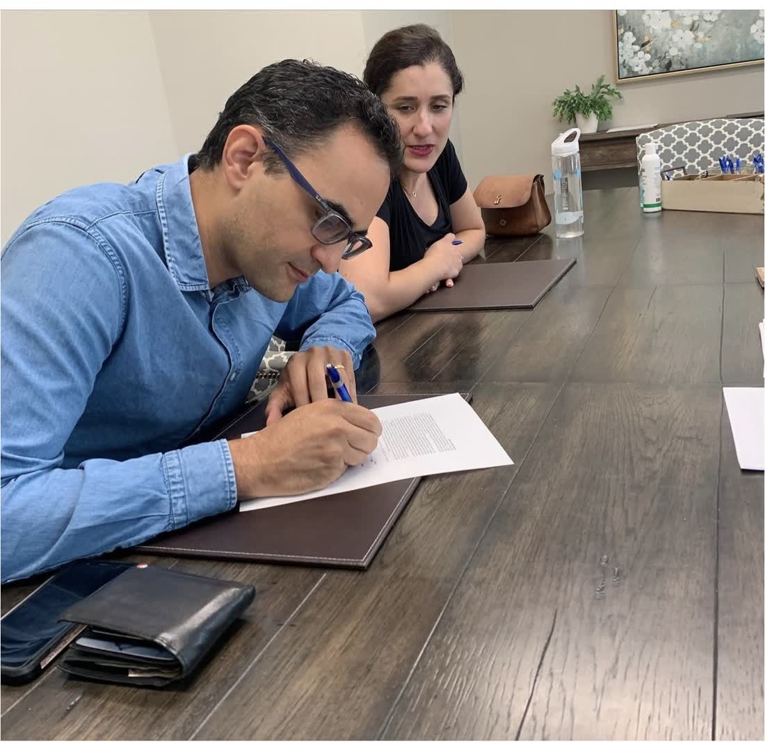 A closing day with Sunny's clients